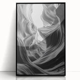 Twisted Stone Canyon – Dynamic Abstract Wall Art on Acrylic