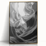 Twisted Stone Canyon – Dynamic Abstract Wall Art on Acrylic