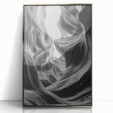 Twisted Stone Canyon – Dynamic Abstract Wall Art on Acrylic