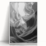 Twisted Stone Canyon – Dynamic Abstract Wall Art on Acrylic