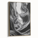 Twisted Stone Canyon – Dynamic Abstract Wall Art on Acrylic