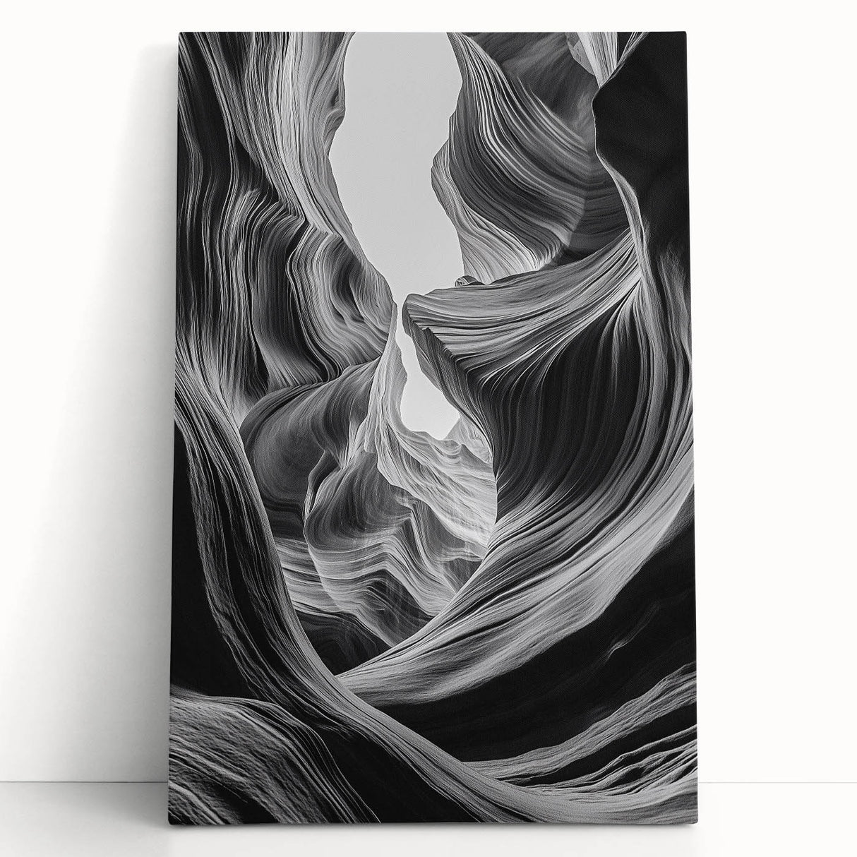 Twisted Stone Canyon – Dynamic Abstract Wall Art on Acrylic