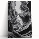 Twisted Stone Canyon – Dynamic Abstract Wall Art on Acrylic