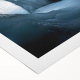 Vibrant rolled canvas depicting a stunning landscape with intricate cave formations, showcasing rich colors and textures, ideal for home decor enthusiasts.