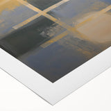 Large Bedroom Wall Decor – Abstract Gold and Gray Canvas Art