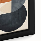 Acrylic Dining Room Artwork – Modern Geometric Circle Canvas