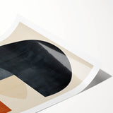 Acrylic Dining Room Artwork – Modern Geometric Circle Canvas