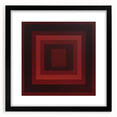 Abstract geometric frame with a black mat showcasing a modern design, perfect for contemporary decor and art display in home or office settings.