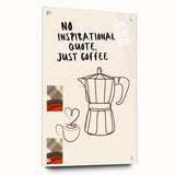 Large abstract wall art on acrylic glass, featuring swirling blue and gold patterns, suitable for dining room decor.