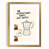 Extra large abstract art print featuring textured swirls in gold and white, framed with a gold mat.