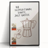 Large abstract wall art featuring swirling patterns in black and white, framed in acrylic.