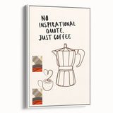 Vintage poster art of colorful cocktails on a black background, printed on an extra large framed canvas.