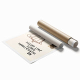 Extra large rolled print of floral art in soft pastel shades, ideal for classy bathroom or large living room decor.