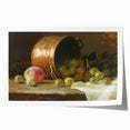 Extra large rolled print featuring vibrant fruit and floral art, ideal for dining room or bathroom wall decor.