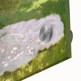 Impressionist Garden Scene - Monet's Springtime, Elegant Framed Print