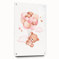 Playroom Wall Art - Floating Teddy Bear Kids Room Decor