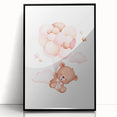 Playroom Wall Art - Floating Teddy Bear Kids Room Decor