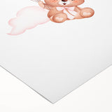 Playroom Wall Art - Floating Teddy Bear Kids Room Decor