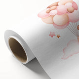 Playroom Wall Art - Floating Teddy Bear Kids Room Decor