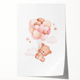 Playroom Wall Art - Floating Teddy Bear Kids Room Decor