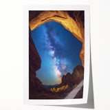 Vibrant rolled canvas print showcasing stunning desert canyons in a landscape design, featuring rich earth tones and intricate details, perfect for home decor.