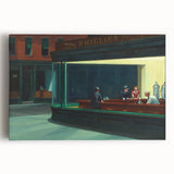 Modern Wall Art: Edward Hopper’s Iconic Nighthawks Diner Scene