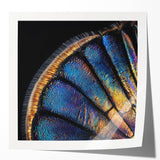 Extra large floral art on glossy photo paper featuring a detailed close-up of a pink rose.