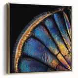 Framed canvas featuring a black and white vintage-style landscape with silver and gold accents, ideal for bedroom wall decor.