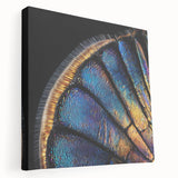 Close-up image of an animal on stretched canvas, featuring natural tones, ideal for kitchen wall art.