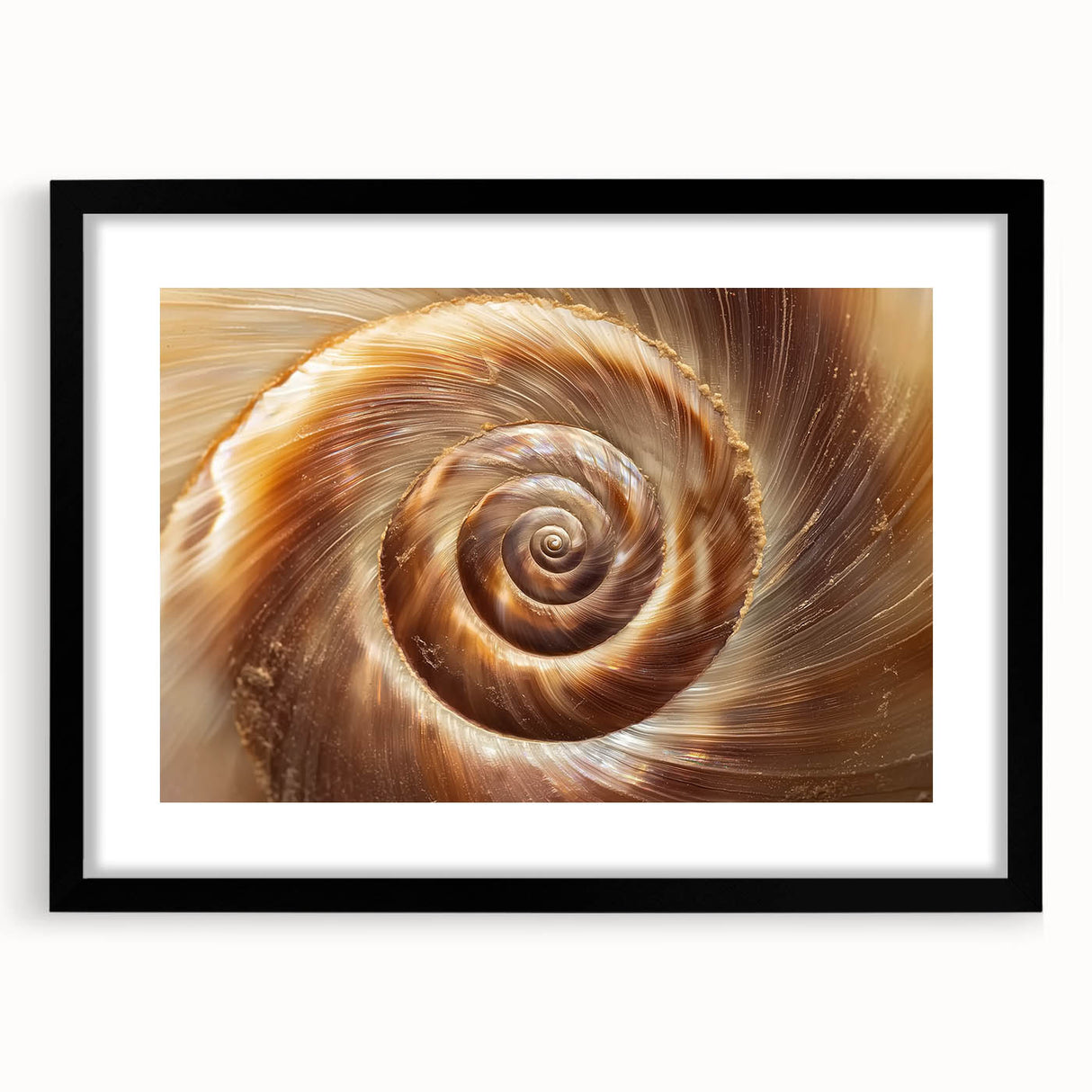 Extra large abstract art print featuring a textured mix of colorful swirls on a black framed canvas.