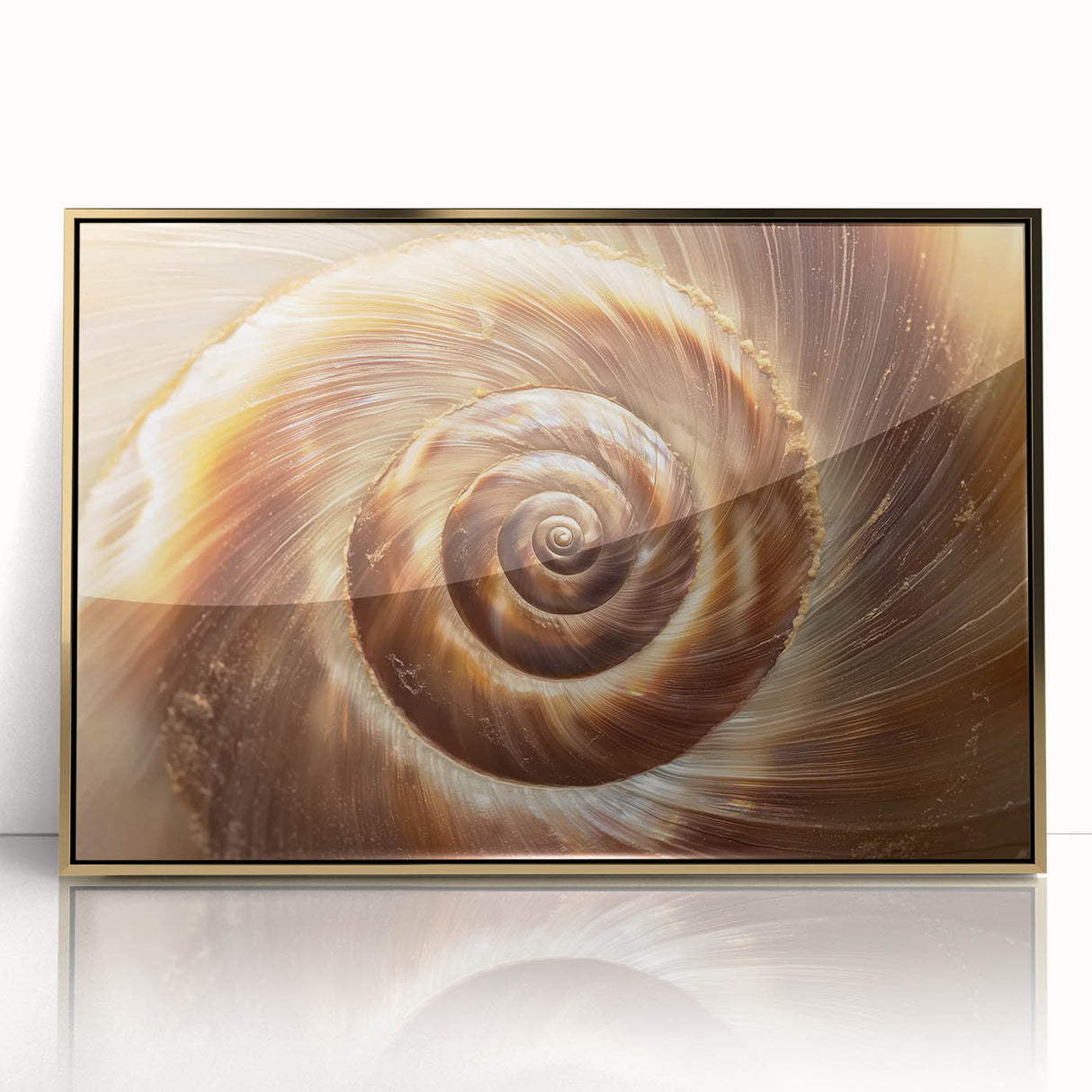 Large abstract wall art featuring swirling gold and black patterns on acrylic, framed, ideal for modern living room decor.