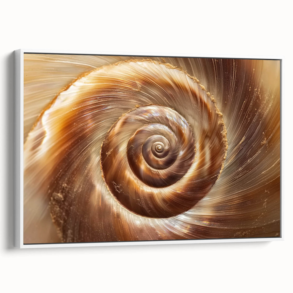 Vintage poster art of colorful nature elements on a large framed canvas, suited for living room decor.