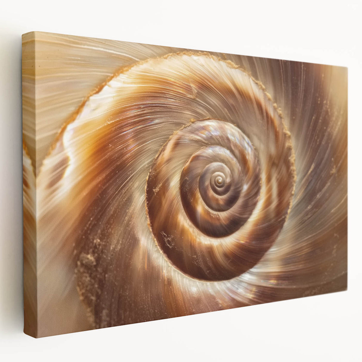 Close-up nature photography on stretched canvas with vibrant green tones, ideal for kitchen wall art.