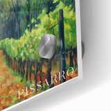 Large abstract wall art in mid-century modernist style, featuring vibrant, swirling colors on acrylic glass.