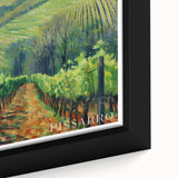 Extra large black wall art on canvas featuring a textured, colorful abstract design, ideal for living room decor.