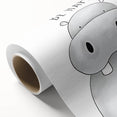 Be Happy Hippo - Boys Room Wall Art Kids Wall Art Prints