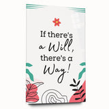 Children’s Learning Art Prints - If There’s a Will, There’s a Way