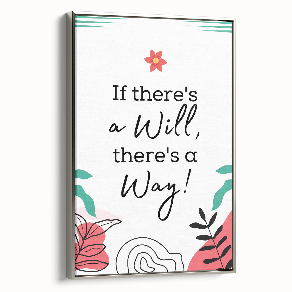 Children’s Learning Art Prints - If There’s a Will, There’s a Way