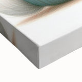 Soft Bunny Nursery Wall Art - Framed Baby Room Decor Print