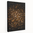 Large canvas print depicting an autumnal forest scene in warm orange and brown tones, suitable for kitchen wall art.