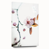 Large abstract wall art on acrylic glass depicting vibrant spring colors, ideal for bedroom or dining room decor.