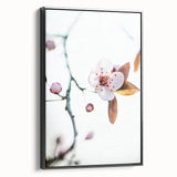 Black and white landscape art painting on framed canvas, featuring a vintage poster style, ideal for bedroom decor.