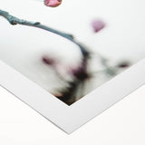 Art deco poster featuring a stylized spring scene in pastel colors on rolled canvas, suited for dining room decor.