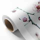 Art Deco poster featuring a stylized spring scene in pastel shades on rolled canvas, ideal for nursery wall art.