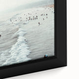 Extra large black wall art featuring a textured, colorful abstract design on framed canvas, ideal for living room decor.