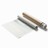 Extra large rolled canvas featuring a vibrant floral design in summer hues, ideal for classy bathroom wall art.