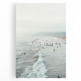 Large black and white abstract canvas featuring dynamic brush strokes, ideal for kitchen wall art.