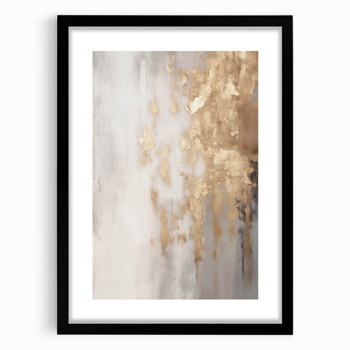 Extra large abstract art print featuring textured, colorful swirls on a canvas, ideal for living room decor.