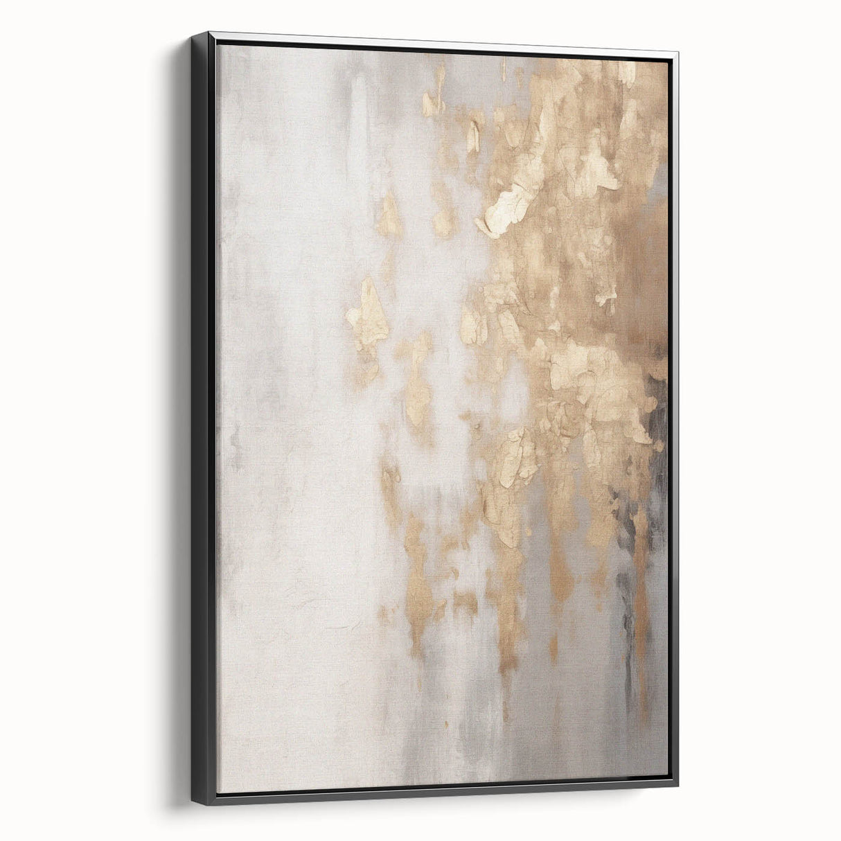 Framed canvas featuring a black and white vintage landscape painting, ideal for bedroom wall decor.