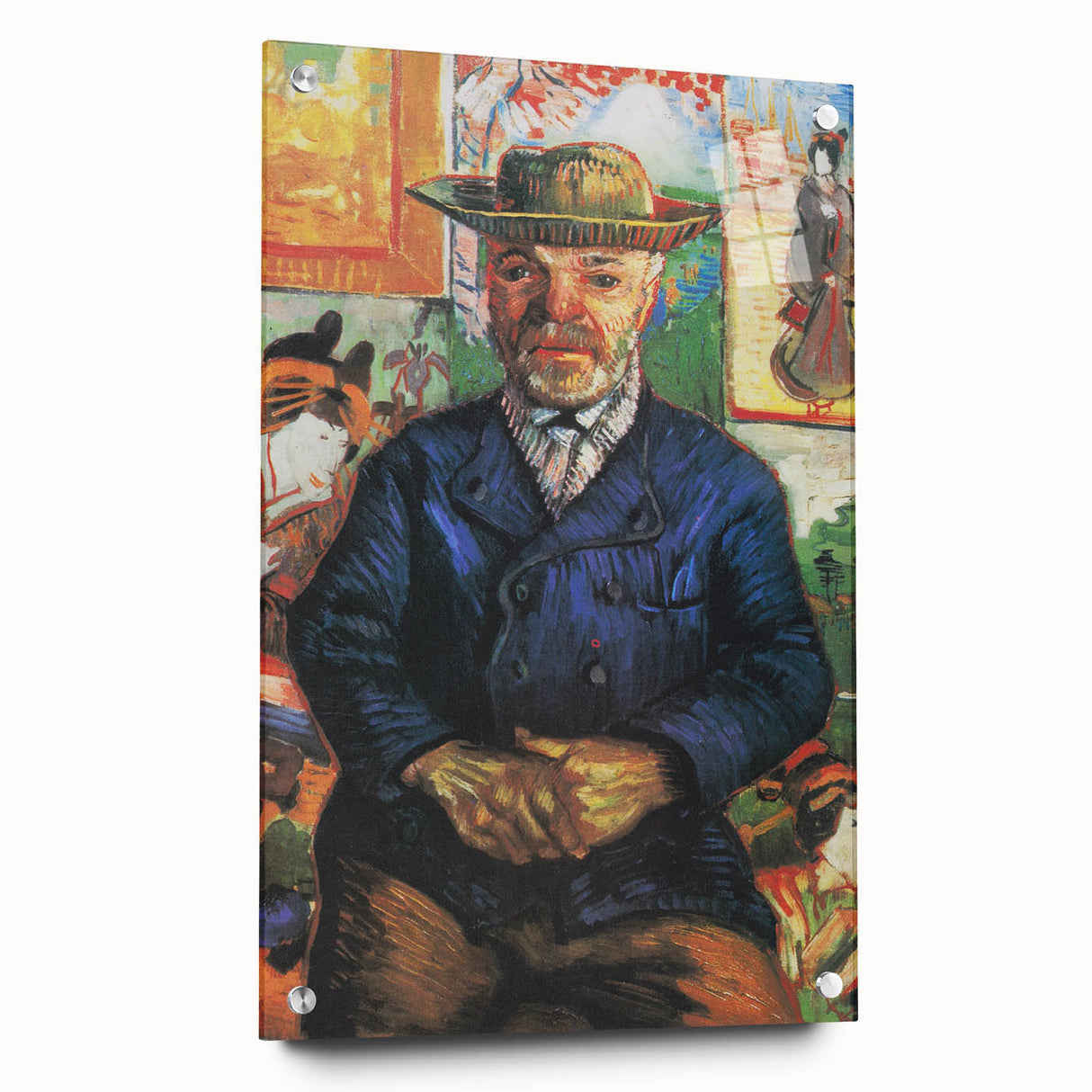 Impressionism Wall Art - Portrait of Père Tanguy by Vincent van Gogh